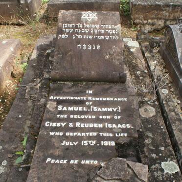 ISAACS Samuel -1919