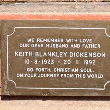 DICKENSON Keith Blankley 1923-1992