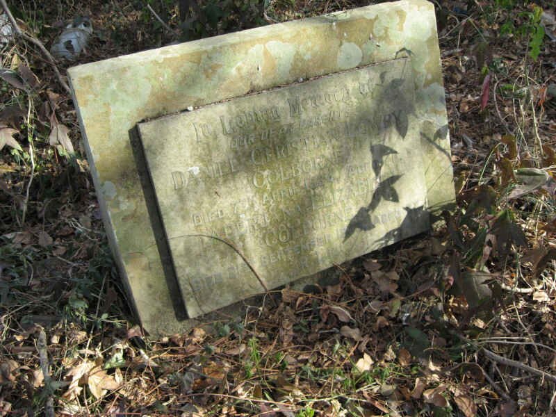 COLBORNE Daniel Christian ? &amp; ?ana Elizabeth