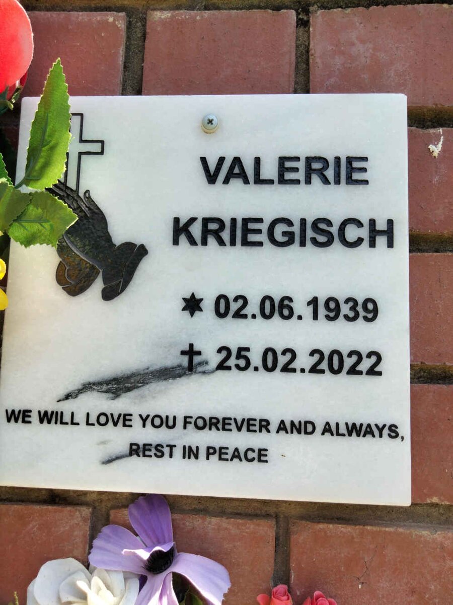 KRIEGISCH Valerie 1939-2022