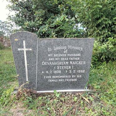 NAICKER Devasagayam 1938 - 1988