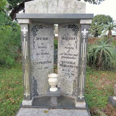 DUBE Catherine 1912-1986 :: MQADI Zandile Margareth 1938-2000