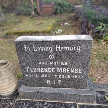 MBENSE Florence 1896-1977