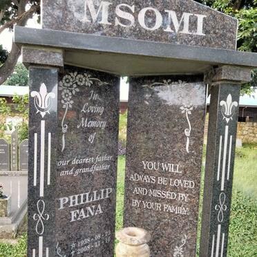 MSOMI Phillip Fana 1938-2008