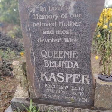 KASPER Queenie Belinda 1952-1991