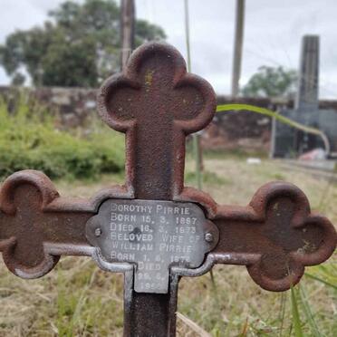 PIRRIE William 1876-1950 & Dorothy 1897-1973 