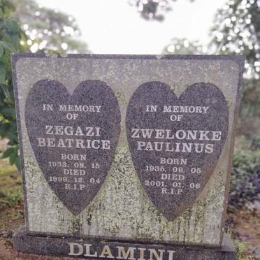 DLAMINI Zwelonke Paulinus 1935-2001 & Zegazi Beatrice 1933-1999