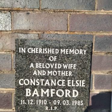 BAMFORD Constance Elsie 1910-1985