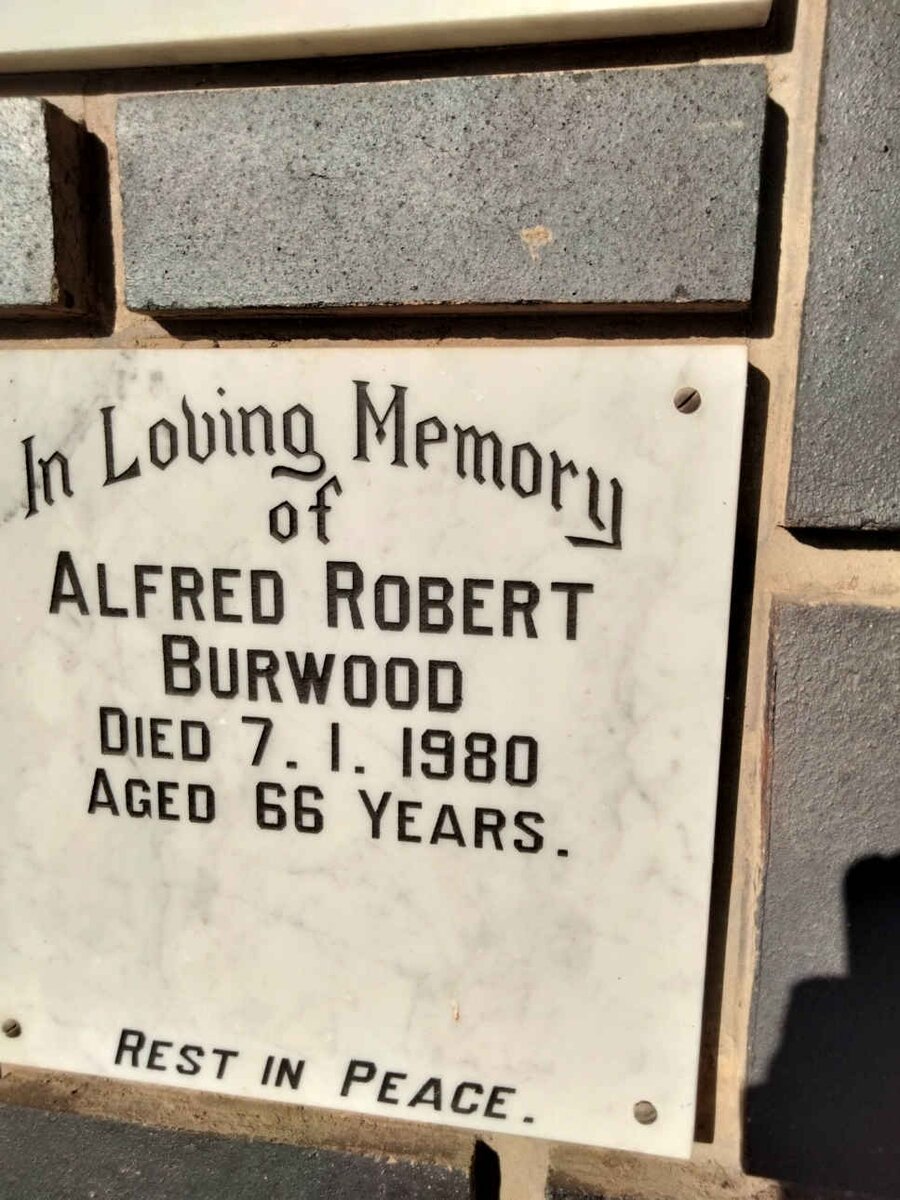 BURWOOD Alfred Robert -1980
