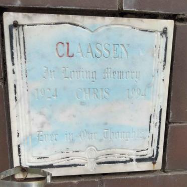 CLAASSEN Chris 1924-1994