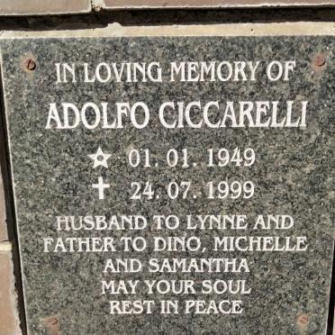 CICCARELLI Adolfo 1949-1999