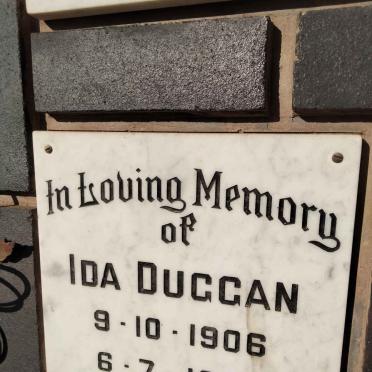DUGGAN Ida 1906-1980