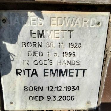 EMMETT James Edward 1928-1999 &amp; Rita 1934-2006