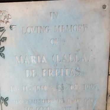 FREITAS Maria, DE 1950-1997