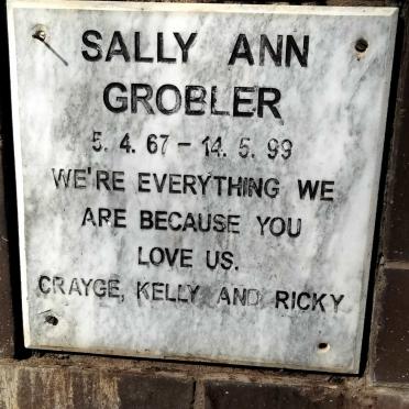 GROBLER Sally Ann 1967-1999