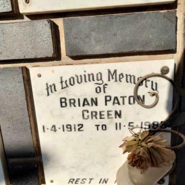 GREEN Brian Paton 1912-198?