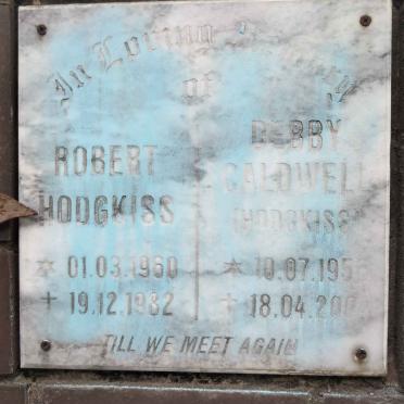 HODGKISS Robert 1960-1982 &amp; Debby CALDWELL 1956-200?