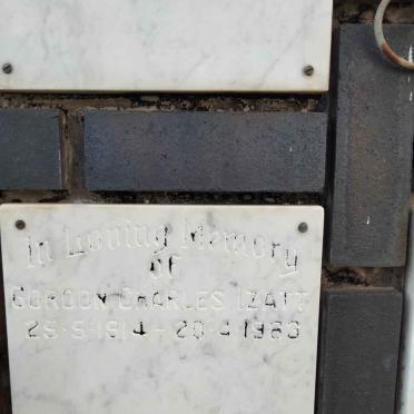 IZATT Gordon Charles 1914-1983