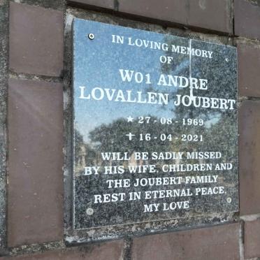 JOUBERT Andre Lovallen 1969-2021
