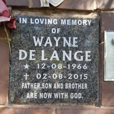 LANGE Wayne, de 1966-2015