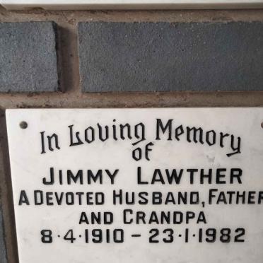 LAWTHER Jimmy 1910-1982