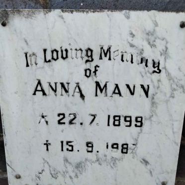 MANN Anna 1899-1987