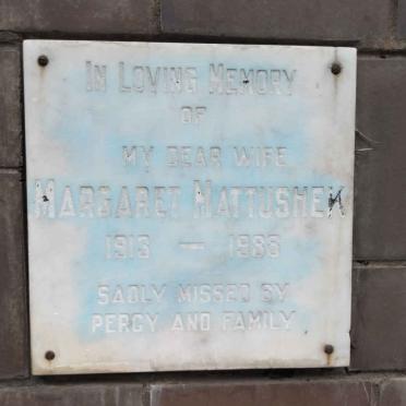 MATTUSHEK Margaret 1913-1988