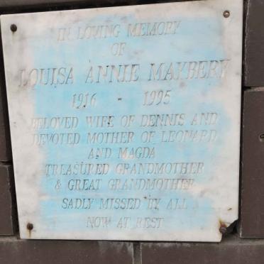 MAYBERY Louisa Annie 1916-1995