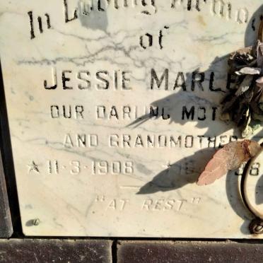 MARLE? Jessie 1908-19?8