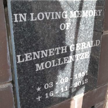MOLLENTZE Lenneth Gerald 1951-2013