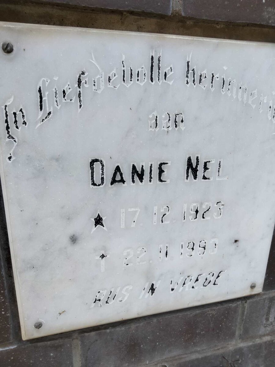 NEL Danie 1923-1993