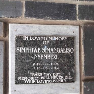 NYEMBEZI Simphiwe Simangaliso 1994-2012