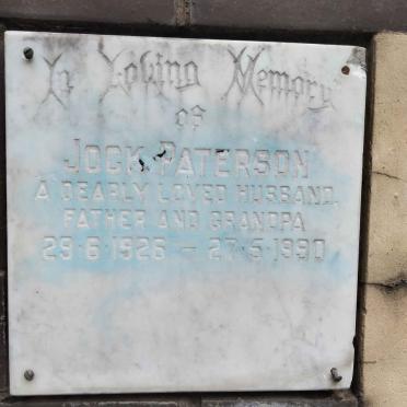 PATERSON Jock 1926-1990