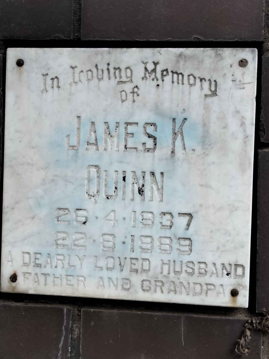 QUINN James K. 1937-1989