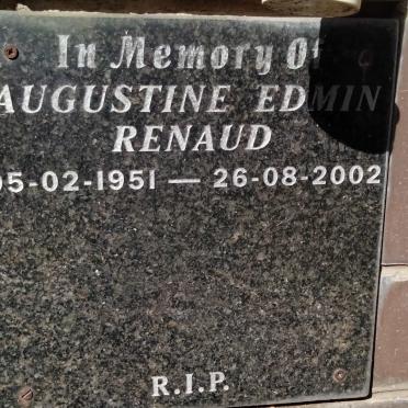 RENAUD Augustine Edmin 1951-2002