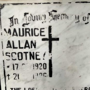 SCOTNEY Maurice Allan 1920-1996