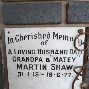 SHAW Martin 1915-1977