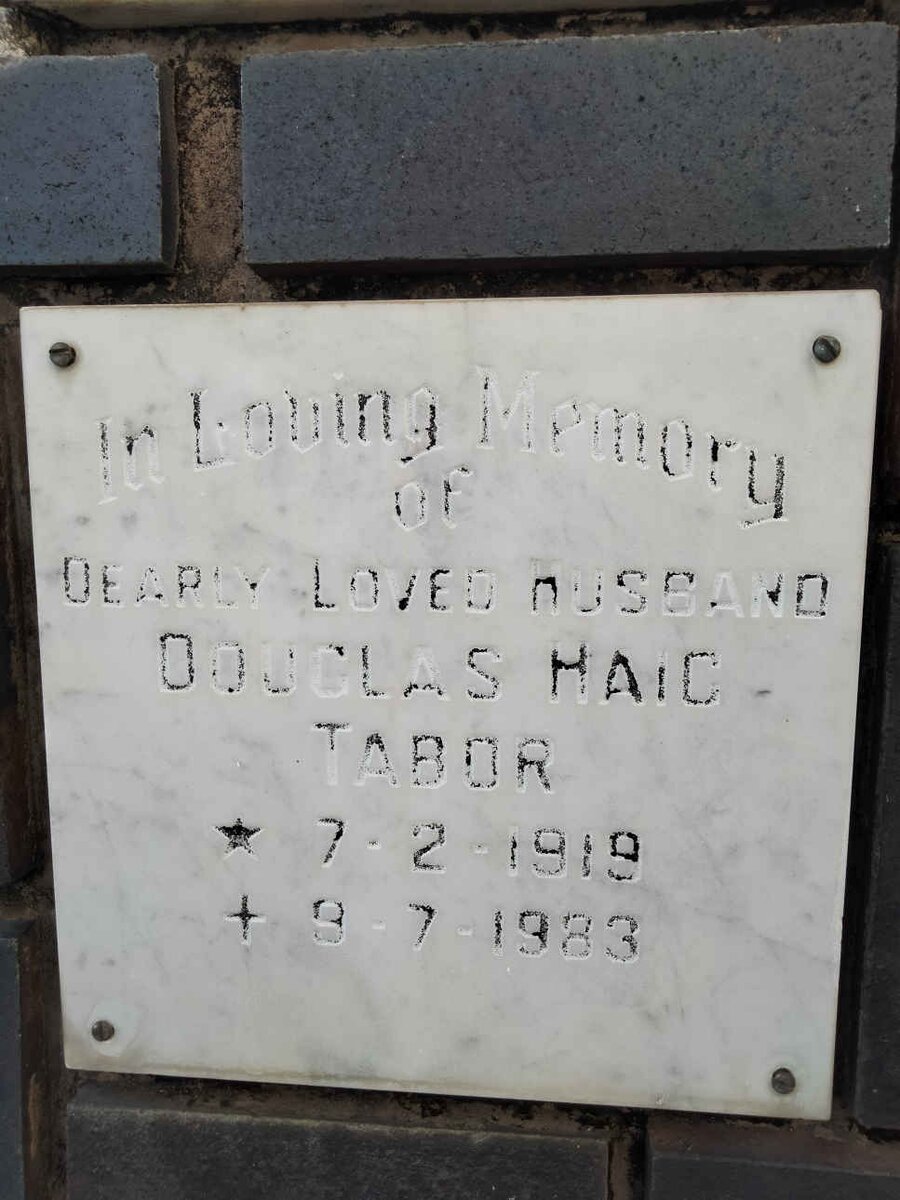 TABOR Douglas Haig 1919-1983