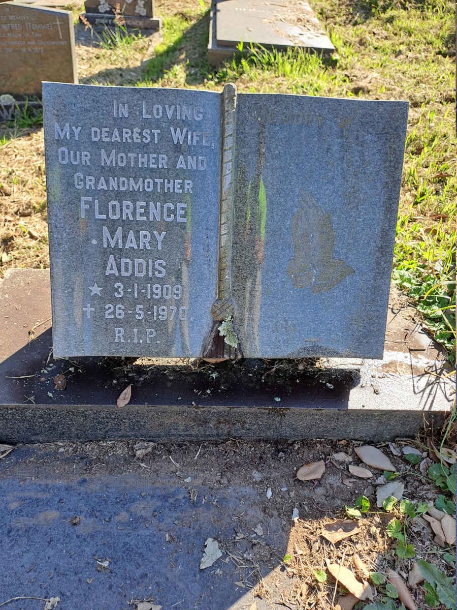 ADDIS Florence Mary 1909-1970