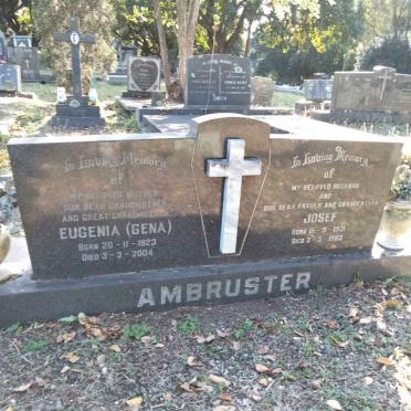 AMBRUSTER Josef 1931-1983 &amp; Eugenia 1923-2004
