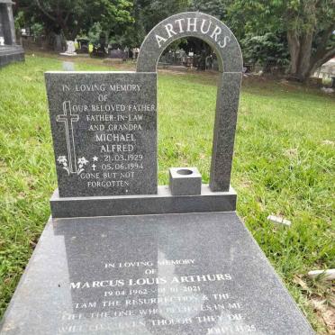 ARTHURS Michael Alfred 1929-1994 :: ARTHURS Marcus Louis 1962-2021