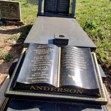 ANDERSON Alfred Cyril 1952-2020 :: ANDERSON Octave le Blanc -1980