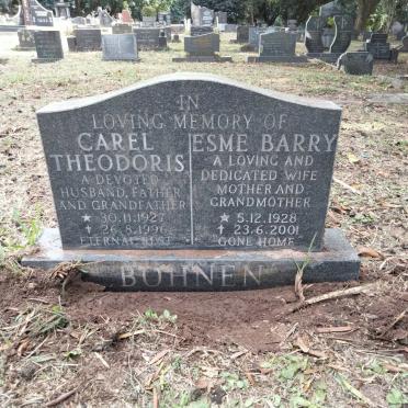 BOHNEN Carel Theodoris 1927-1996 &amp; Esme Barry 1928-2001