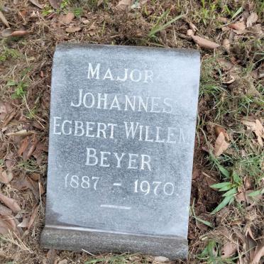 BEYER Johannes Egbert Willem 1887-1970