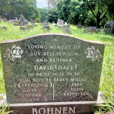 BOHNEN David 1963-1996
