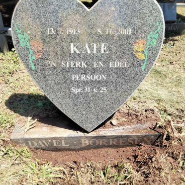 BORRESEN Kate, DAVEL- 1913-2001