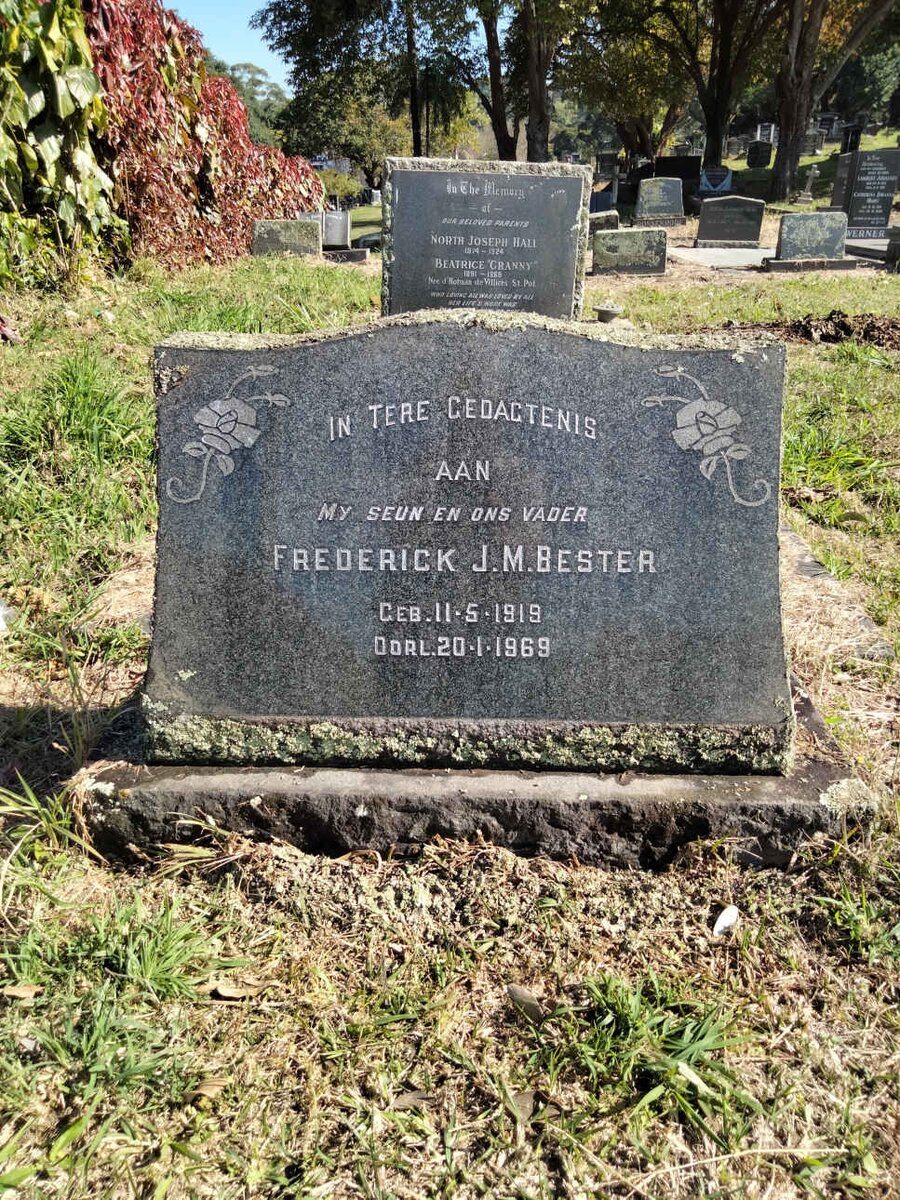 BESTER Frederick J.M. 1919-1969