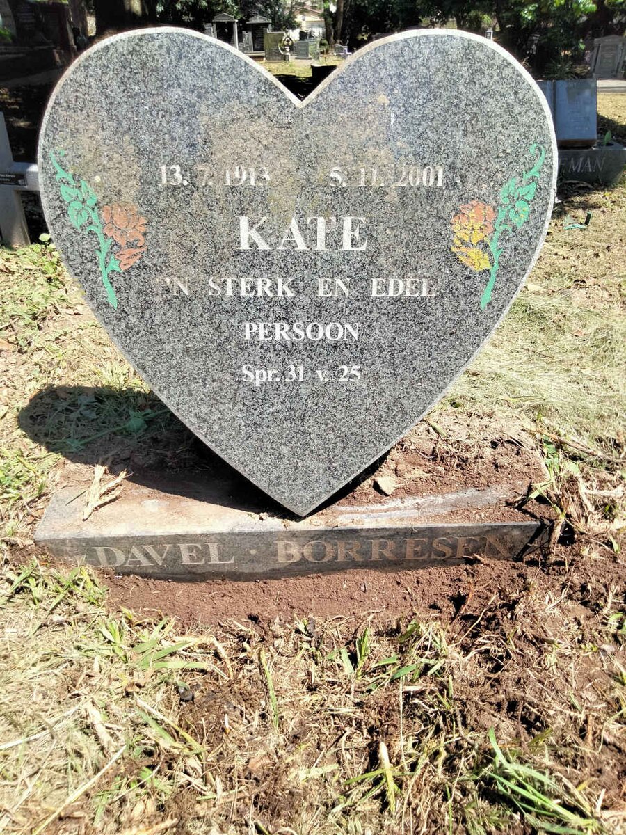 BORRESEN Kate, DAVEL- 1913-2001