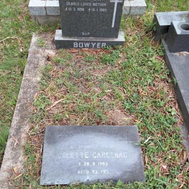 BOWYER Moireen Eva 1898-1985 :: CARCENAC Colette -1985