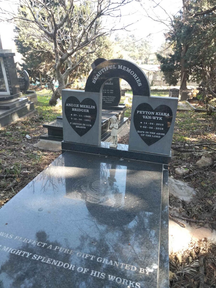 BRIDGER Andre Merlin 1969-1991 :: VAN WYK Peyton Kiara 2015-2018